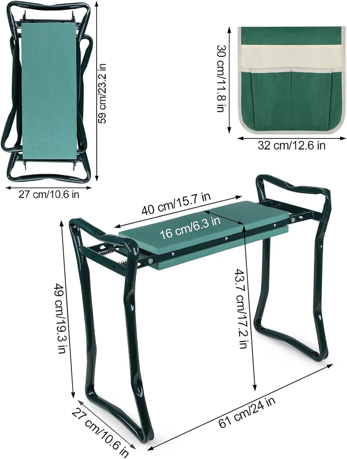 Velixir™ - Garden Kneeler Seat