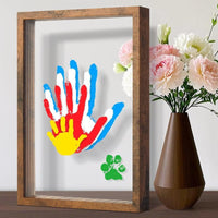 Velixir™ - Wooden Transparent Handprint Frame Set