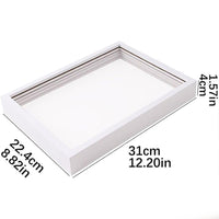 Velixir™ - Wooden Transparent Handprint Frame Set