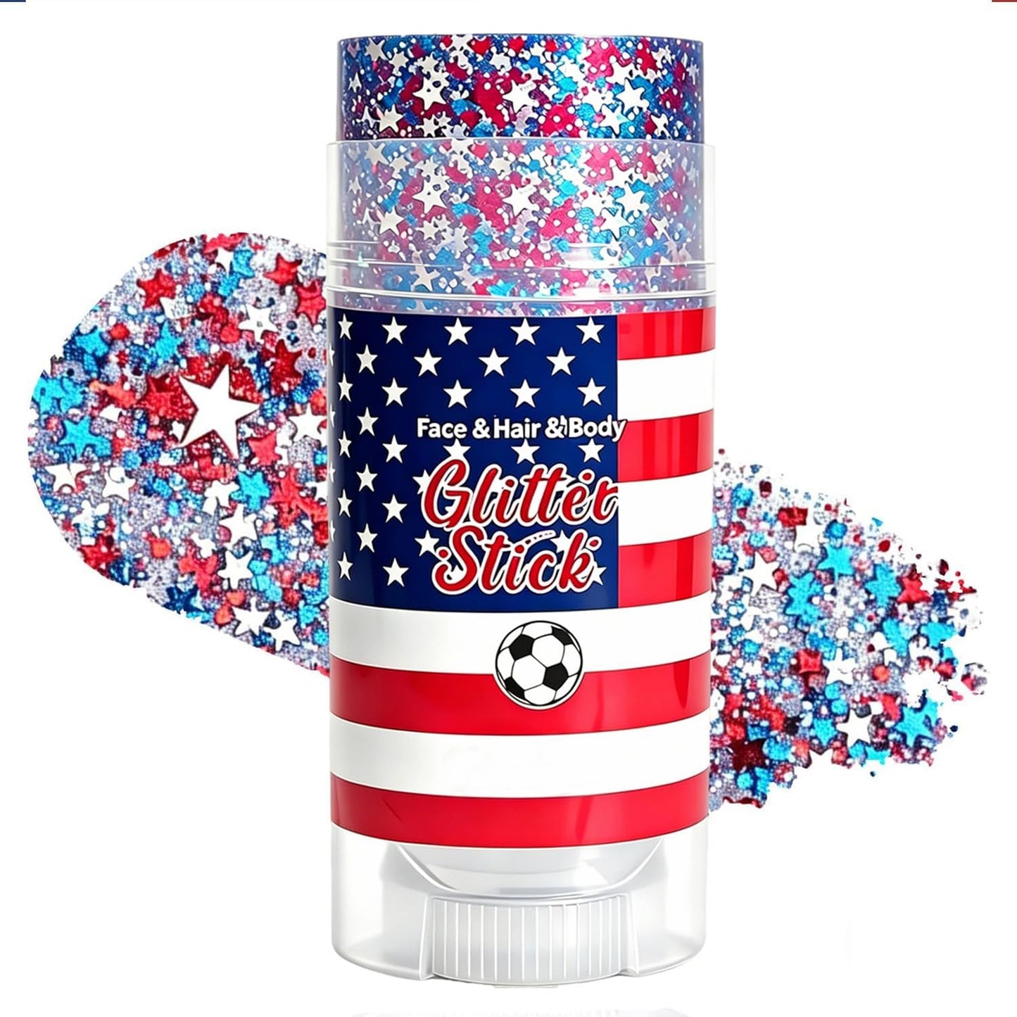 Velixir™ - Patriotic Face & Body Glitter Stick