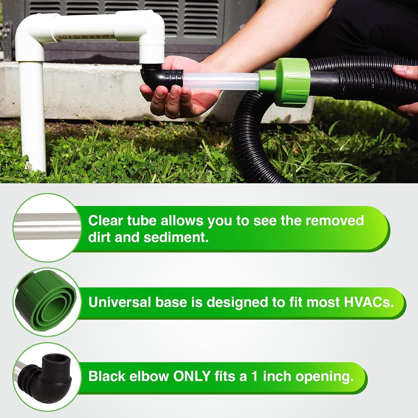 Velixir™ - AC Drain Line Cleaner Adapter