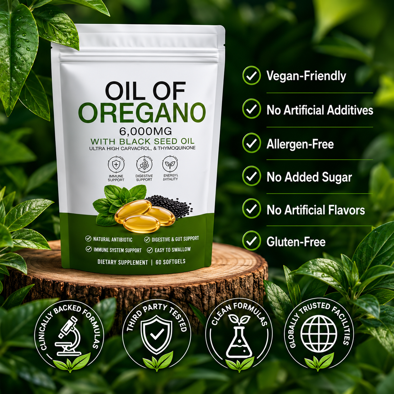 Velixir™ - Oil of Oregano with Black Seed Oil