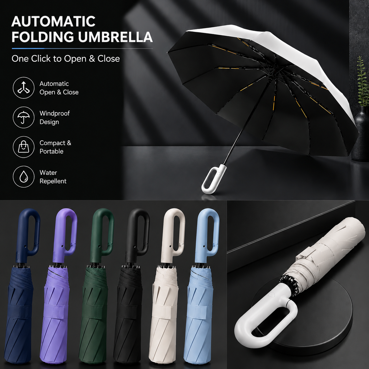 Velixir™ - Automatic Folding Umbrella