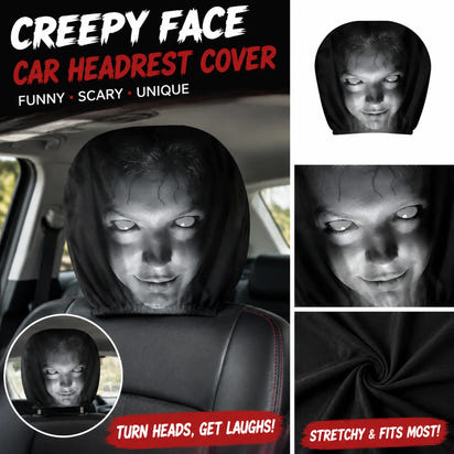 WickedWitches™ - Ghost Face Headrest Covers