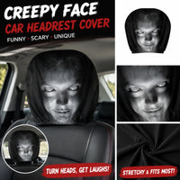 WickedWitches™ - Ghost Face Headrest Covers
