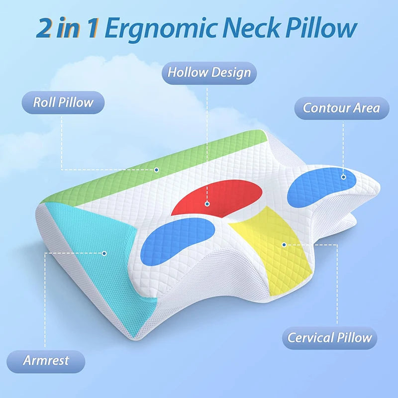 AeroRest™ - Butterfly Memory Foam Cervical Pillow