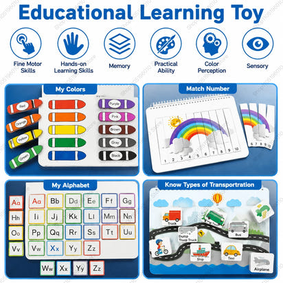 Velixir™ - My Preschool Busy Book