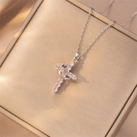 Velixir™ - 14K Gold Plated Crown Cross Necklace
