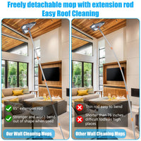 Velixir™ - Heavy Duty Long Handle Wall Mop