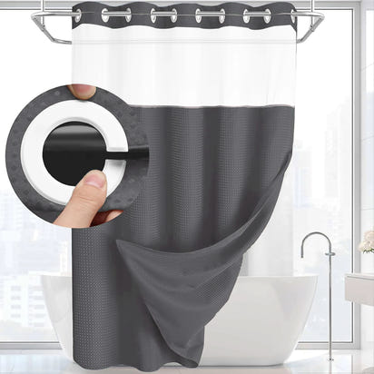 Velixir™ - No-Hook Shower Curtain