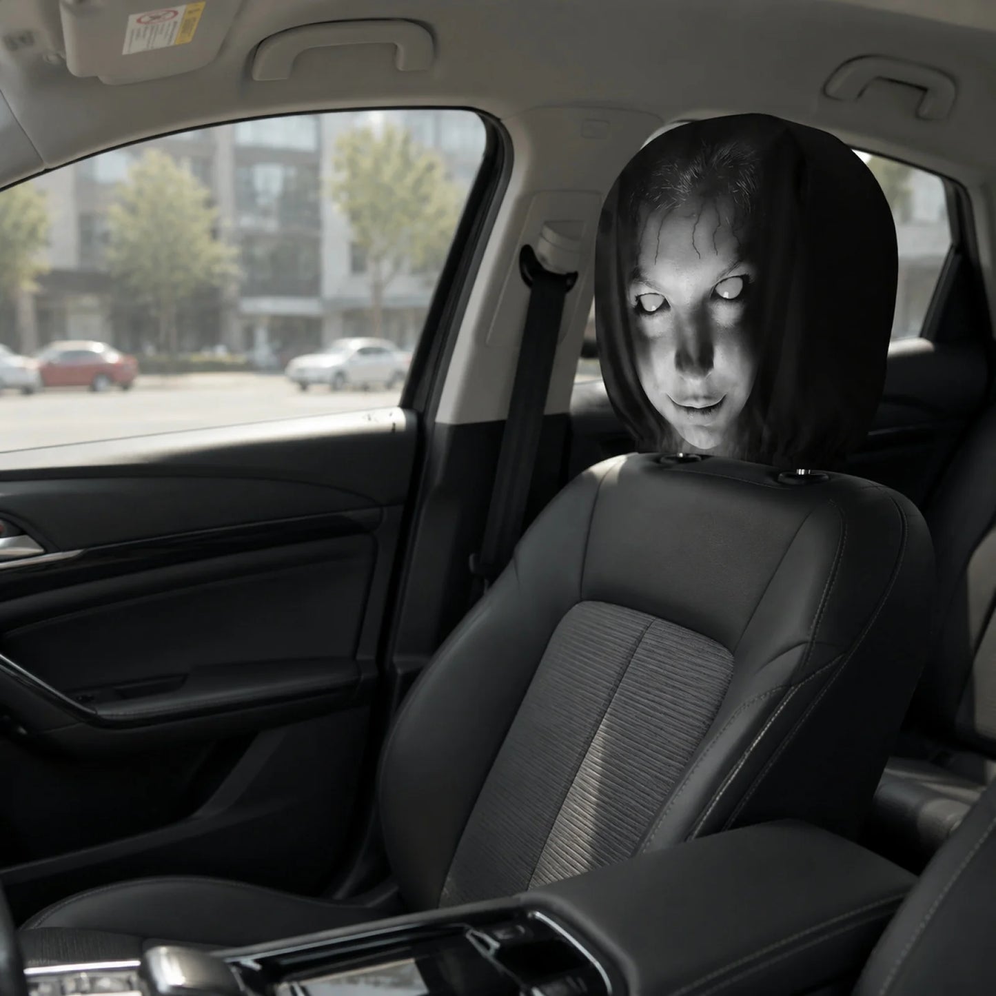 WickedWitches™ - Ghost Face Headrest Covers
