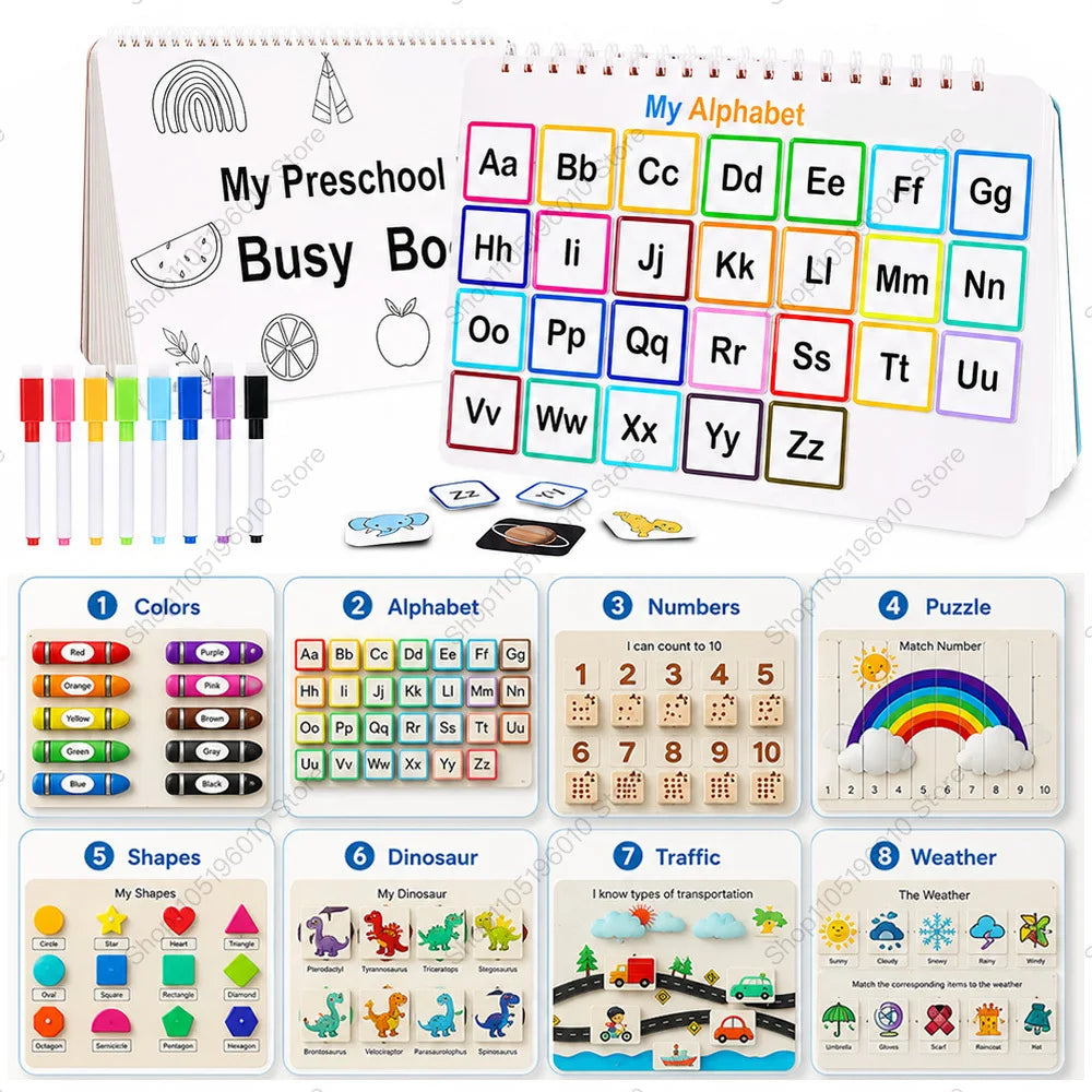 Velixir™ - My Preschool Busy Book