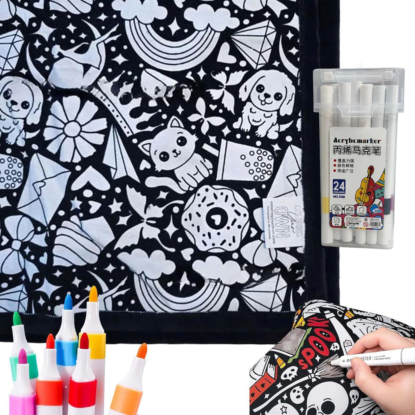 Velixir™- Coloring Blanket for Adults