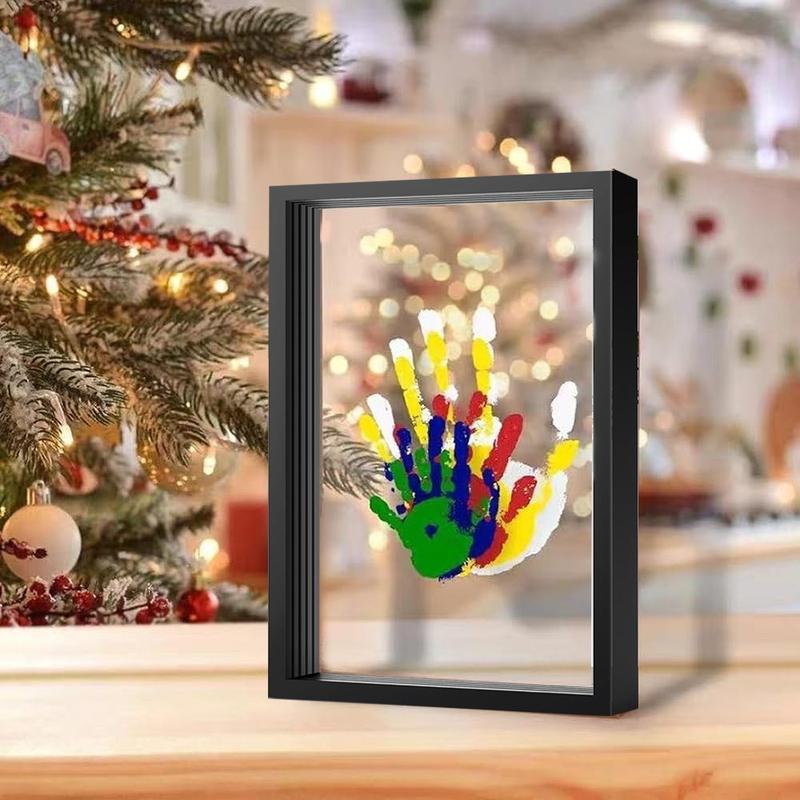 Velixir™ - Wooden Transparent Handprint Frame Set